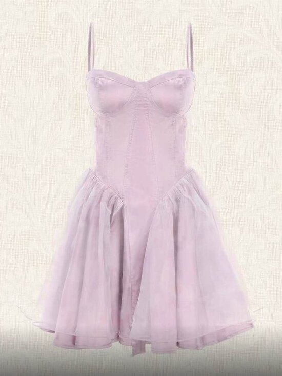 Dresses & Skirts - Princess Spaghetti Strap Dress - Light Purple